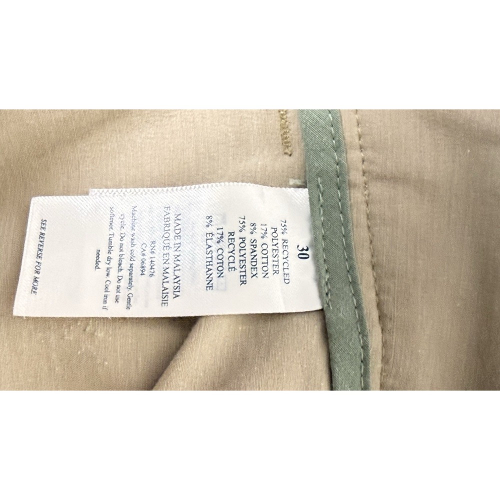 Vintage Flaherty All Day Shorts Size 30 Kakhi Draw String Waist Good Condition - Picture 9 of 13